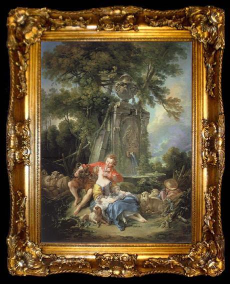 framed  Francois Boucher Think of the grapes, ta009-2